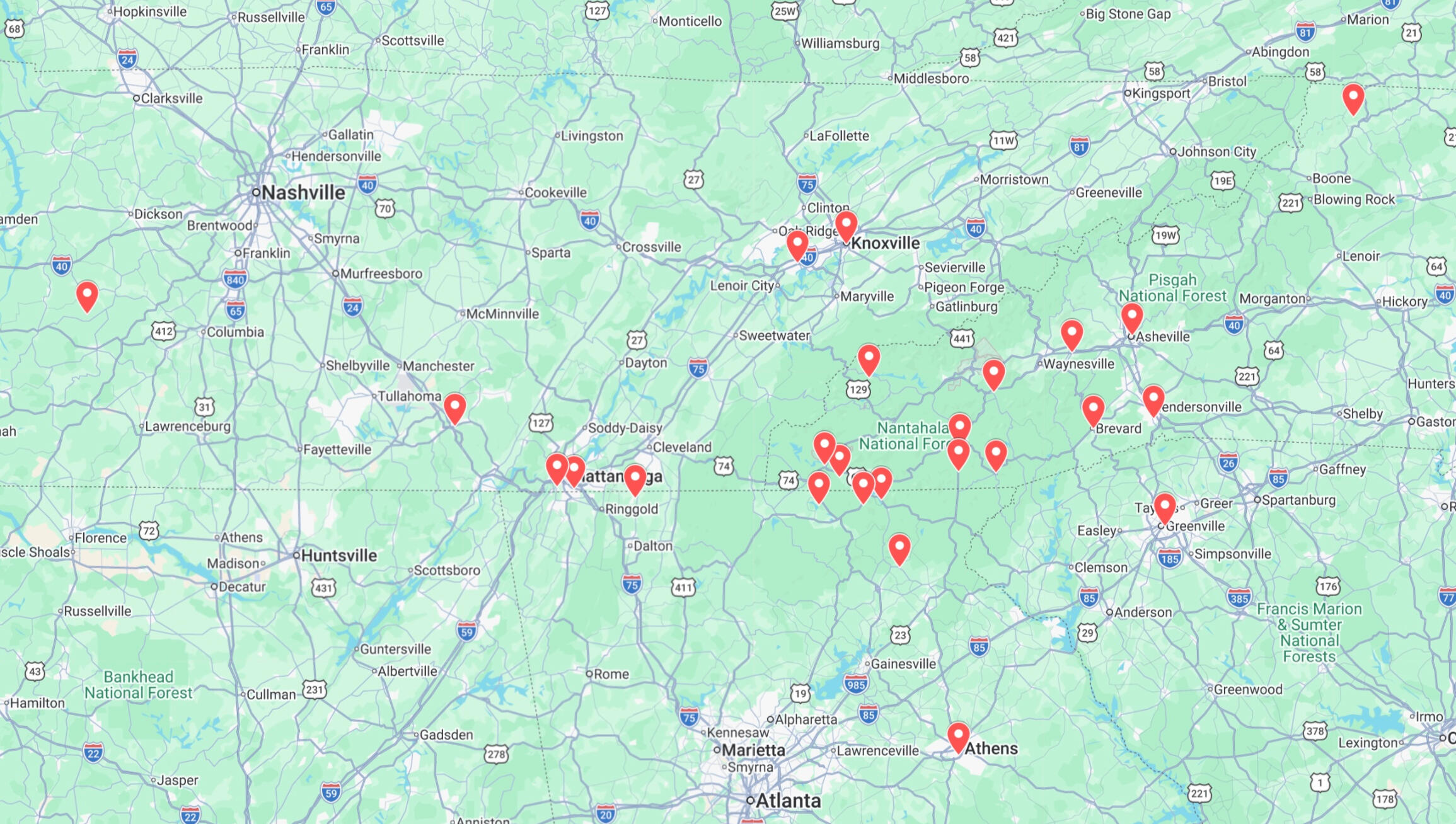 Cities I've called dances in